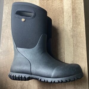 YORK SOLID BOGS waterproof LITTLE Kids' Insulated Rain Boots US 2 EU 33 BLACK